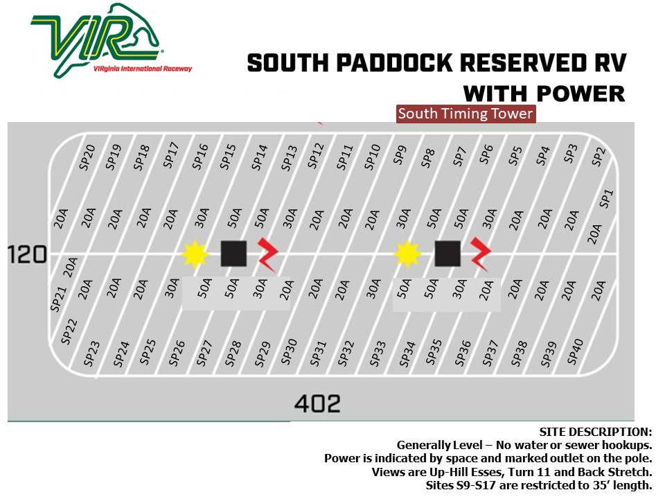 Reserved Parking - PCA Potomac Club Race 9.16-18